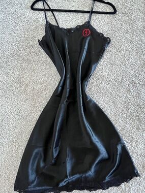 1998 RARE VINTAGE Marilyn Manson OFFICIAL Winterland Black Slip Lingerie